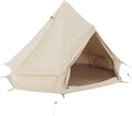 Large Camping Tent Bell Tent with Stove Hole Cotton Canvas Tents Yurt Tent 4 Season Indian Tent for Family Camping Outdoor Hunting (Cotton 5M) (Cotton 5M)