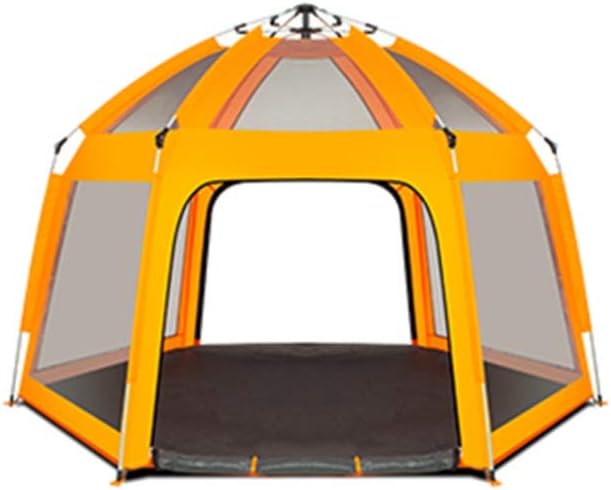Tent Outdoor 3-4 People Fully Automatic Two-Bedroom one Hall Double Double-Decker Rainproof Outdoor Camping 5-8 pop-up Large Camping Tent Cabin Beach Tent Quick Installation Waterproof Tent