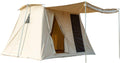 Cabin Tent for 5 to 8 Person Family Camping Tents with Carrying Bag Cotton Canvas Tent for Family Trip, Hiking, Picnic and Party Beige 5~8 Person (Beige 5~8 Person)