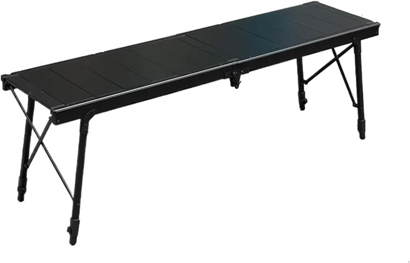 Compatible for  Outdoor Camping Table 6 Unit Portable Aluminum Alloy Super Lightweight Foldable Barbecue Picnic