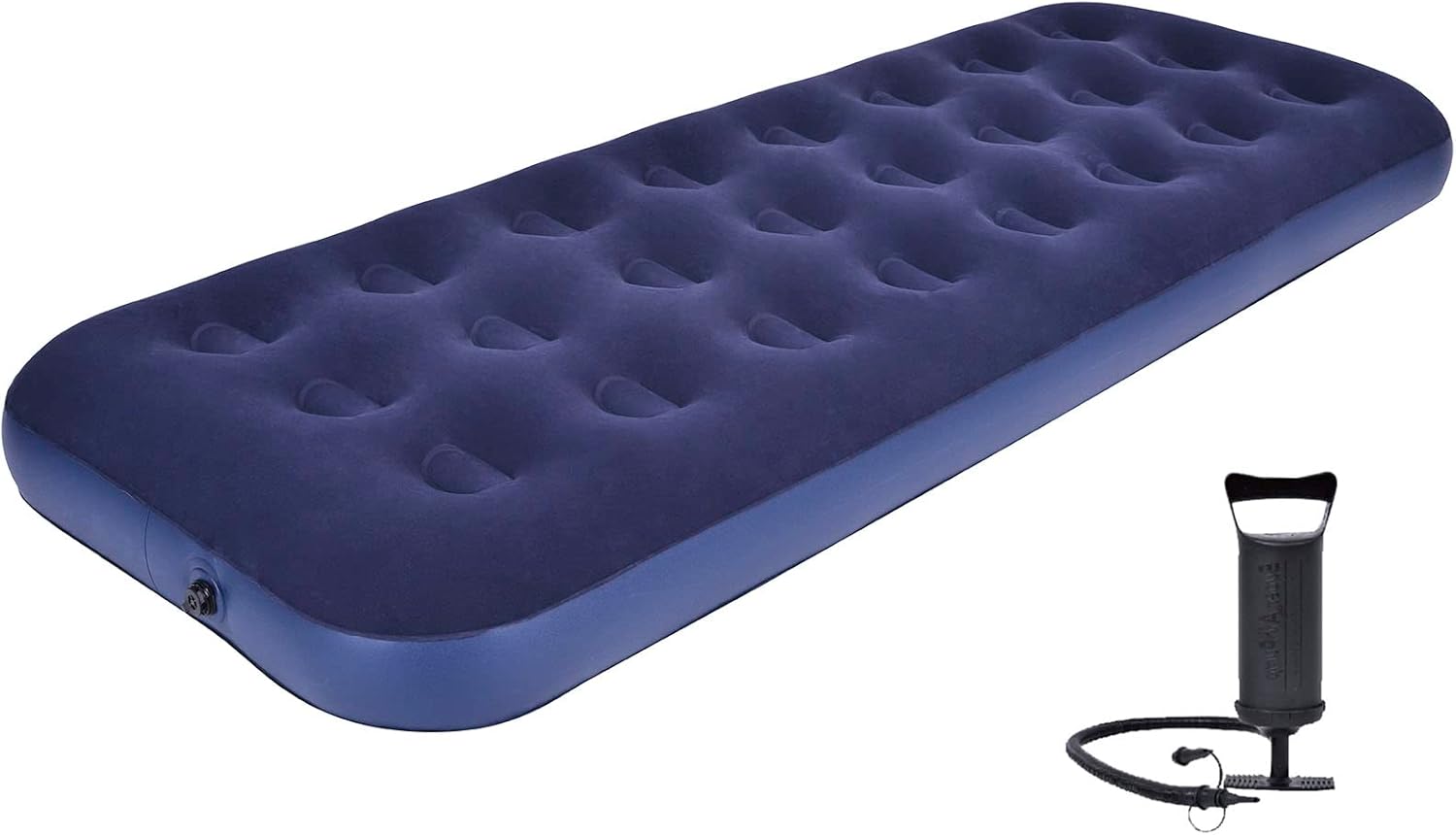 Single Size Air Mattress Inflatable Camping Bed Sleeping Pad,Include Pump