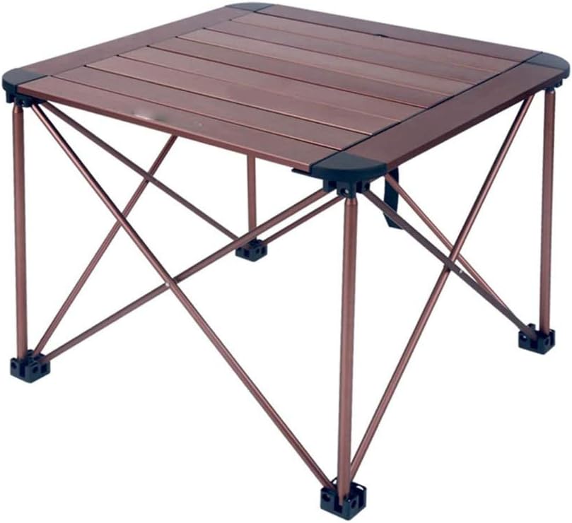 Outdoor Aluminum Alloy Folding Table, Picnic Barbecue Portable Travel Self-Driving Camping Table