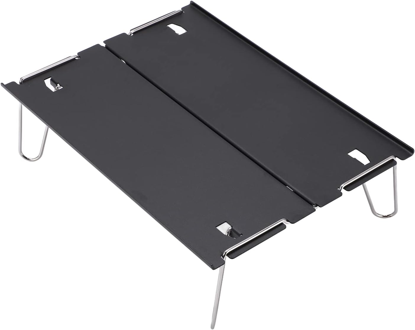 Folding Camping Table, Portable Ultra Lightweight Aluminum Alloy Foldable Table, Multifunctional Compact Backpacking Table with Carrying Bag for Outdoor, Beach, Picnic, Backyards, BBQ