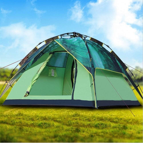 Backpacking Tents, Pop Up Tent, for 3-4 People Automatic Camping Waterproof Tent, for Camping and Beach