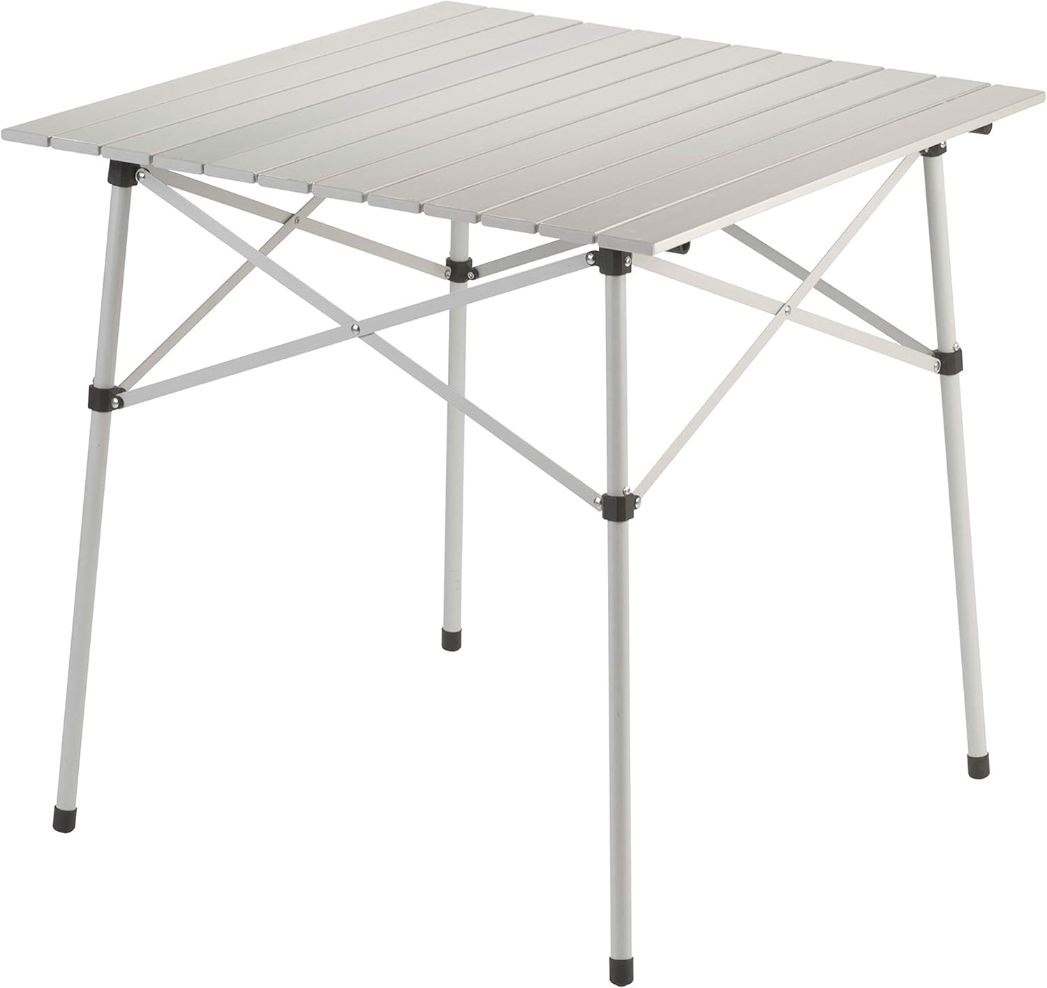 Outdoor Folding Table, Sturdy Aluminum Camping Table with Snap-Together Design, Seats 4 & Carry Bag Included, Great for Camping, Tailgating, Grilling, Hunting, Outdoor Dining & More